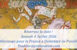 Pèlerinage pour la France à Domrémy-la-Pucelle, 4 juillet 2026
