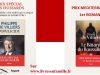 Philippe de Villiers et Jacques de Villiers : des prix littéraires !