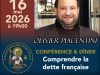 Samedi 16 mai : conférence-dîner avec Olivier PIACENTINI, organisé par l’Association Sainte Geneviève.