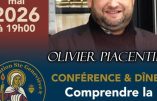 Samedi 16 mai : conférence-dîner avec Olivier PIACENTINI, organisé par l’Association Sainte Geneviève.