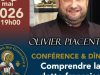 Samedi 16 mai : conférence-dîner avec Olivier PIACENTINI, organisé par l’Association Sainte Geneviève.