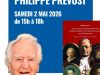 Philippe Prévost dédicacera à Paris ce 2 mai
