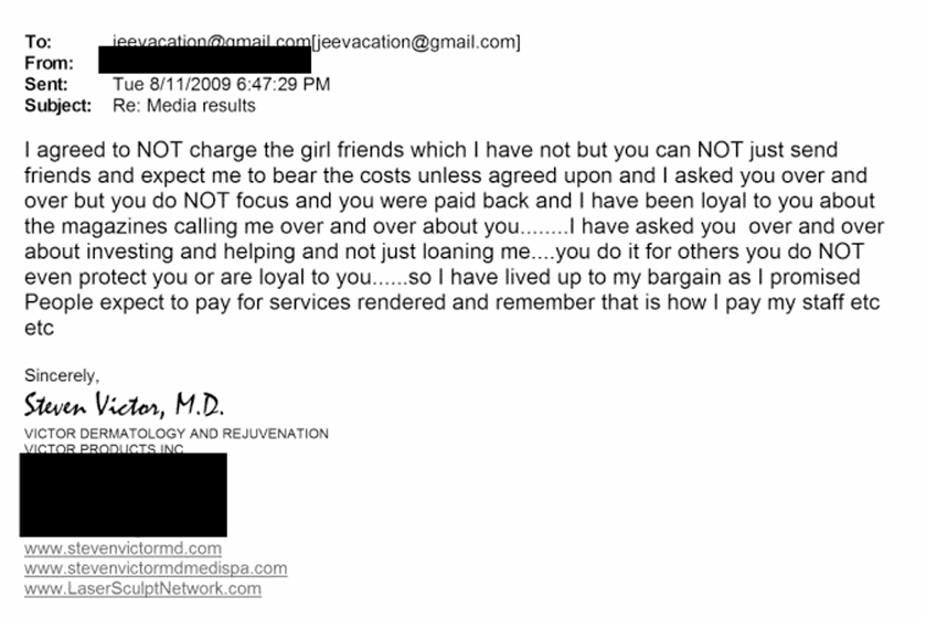 Epstein et les médecins