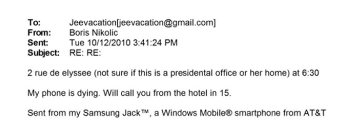 Epstein à l'Elysée