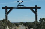 L'entrée du ranch Zorro de Jeffrey Epstein