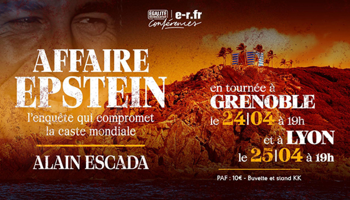 Conférence à Grenoble sur l(affaire Epstein par Alain Escada