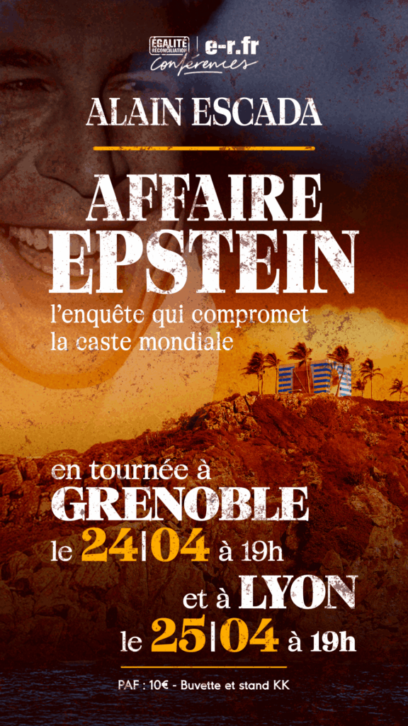 Conférence "L'affaire Epstein" par Alain Escada à Lyon