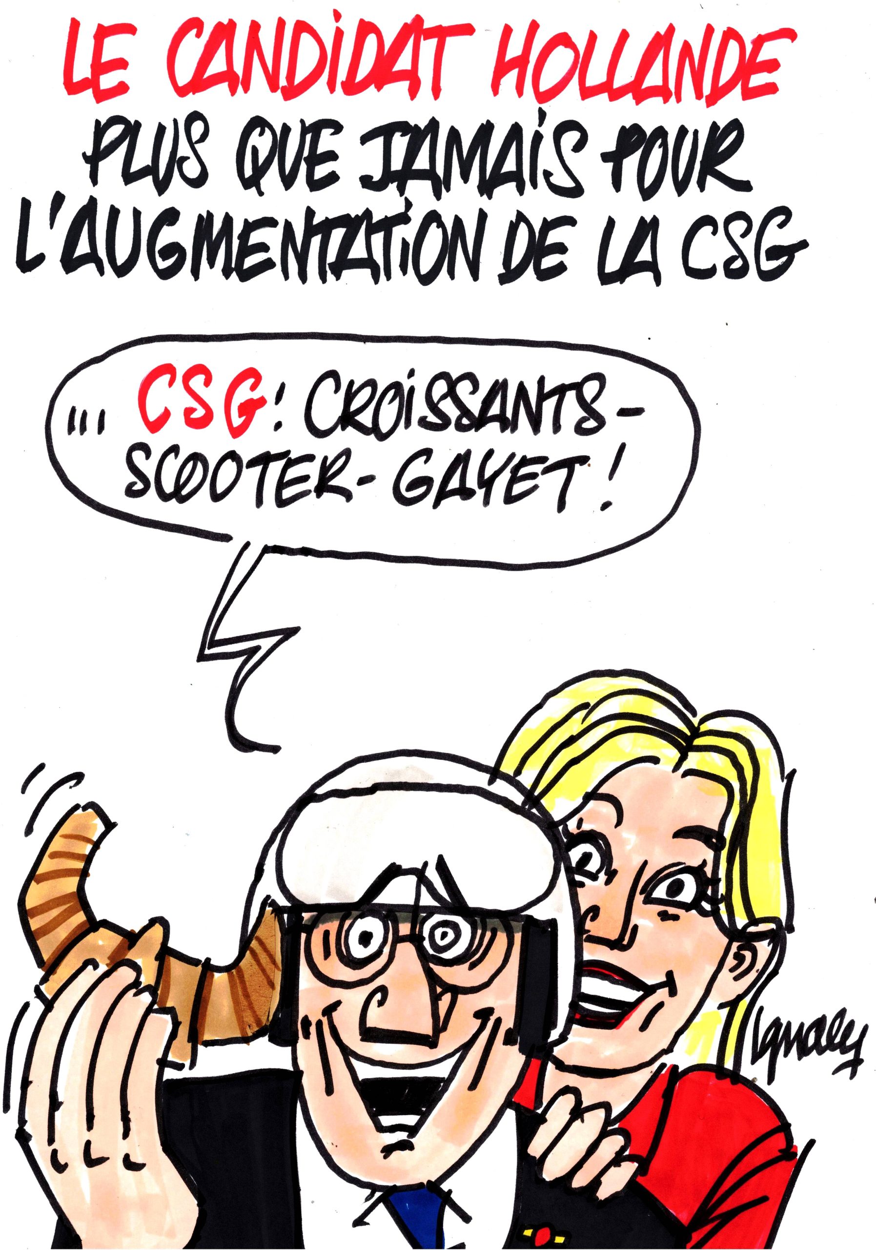 Ignace - Hollande plus que jamais pour augmenter la CSG
