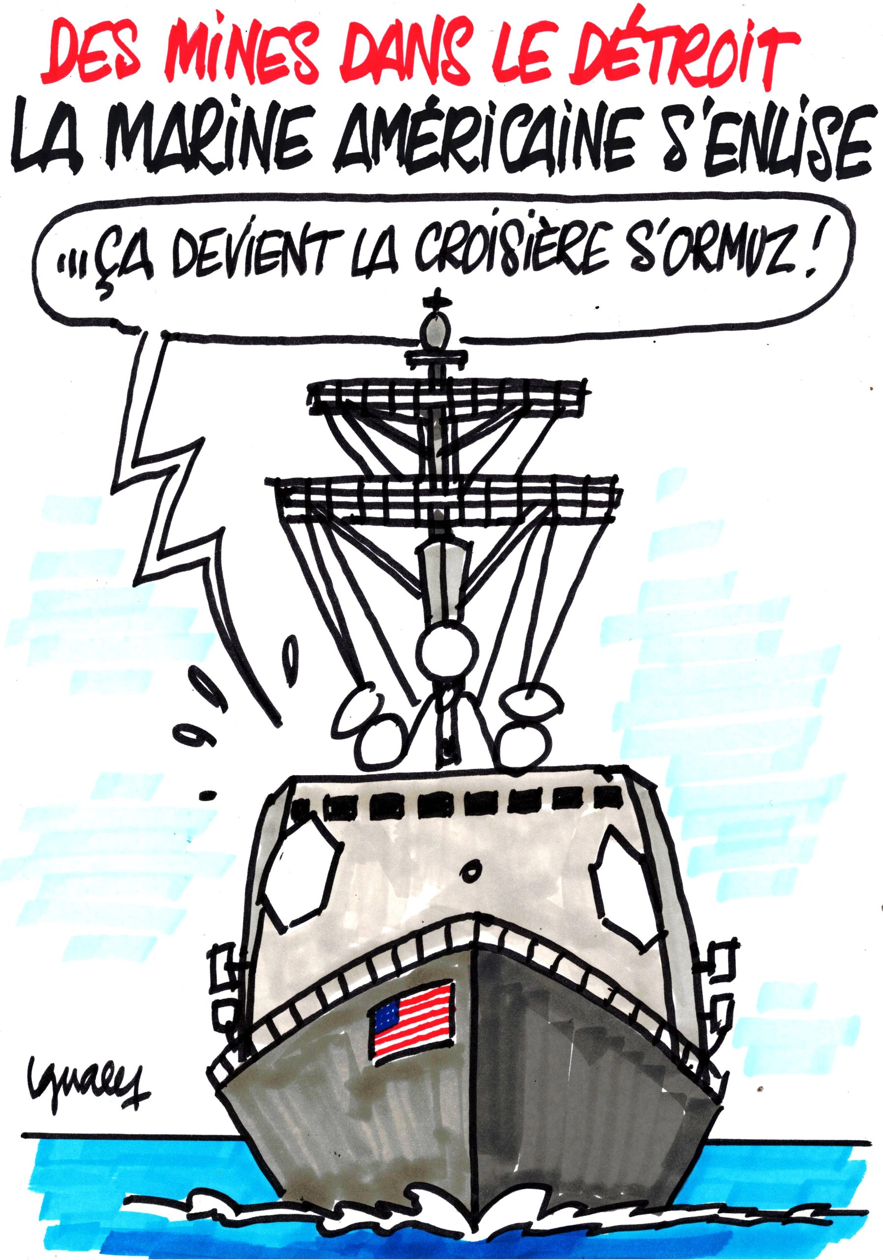 Ignace - Des mines dans le détroit d'Ormuz