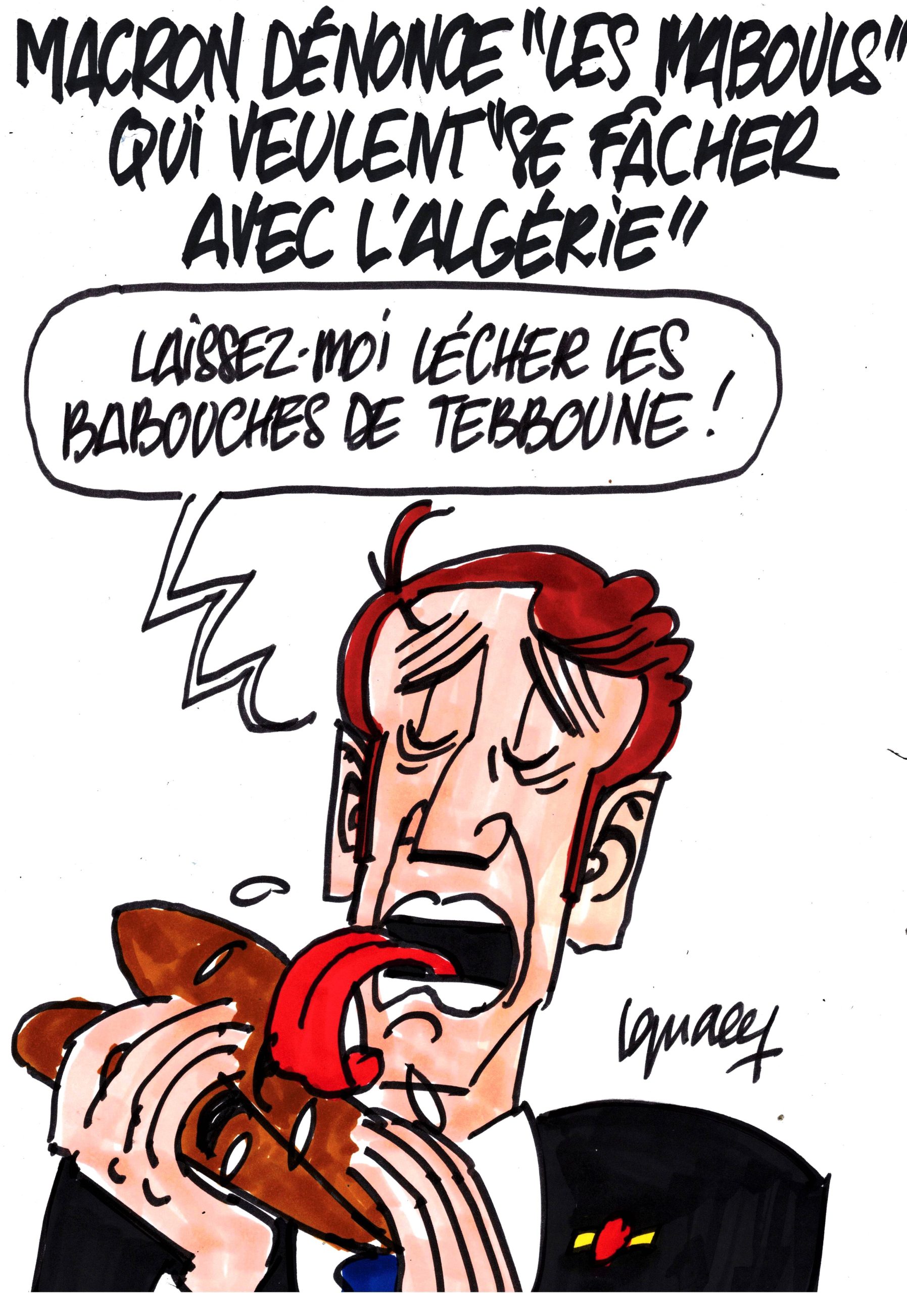 Ignace - Macron contre "les mabouls" qui "veulent se fâcher avec l'Algérie"