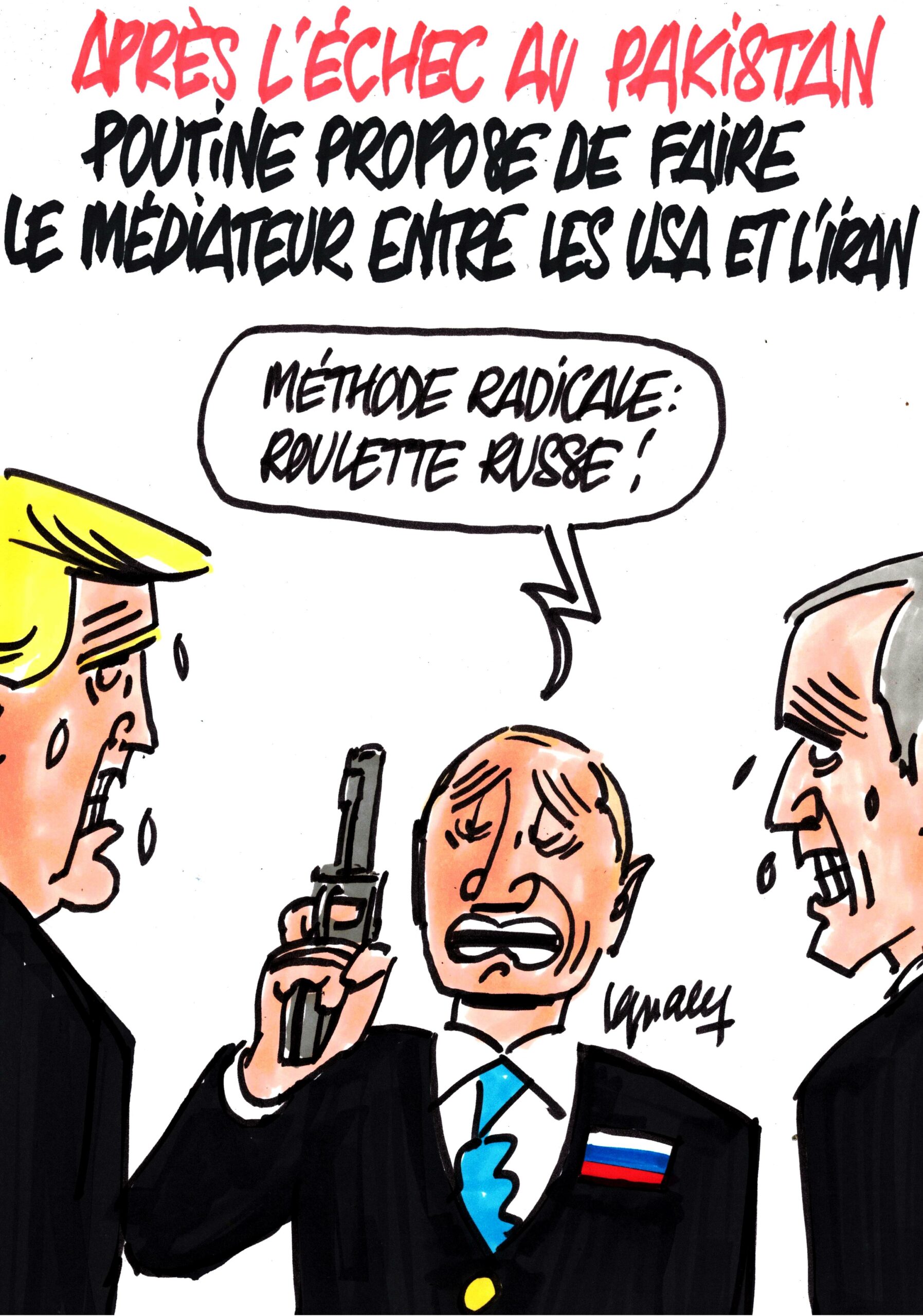 Ignace - Poutine se voit en médiateur entre les USA et l'Iran