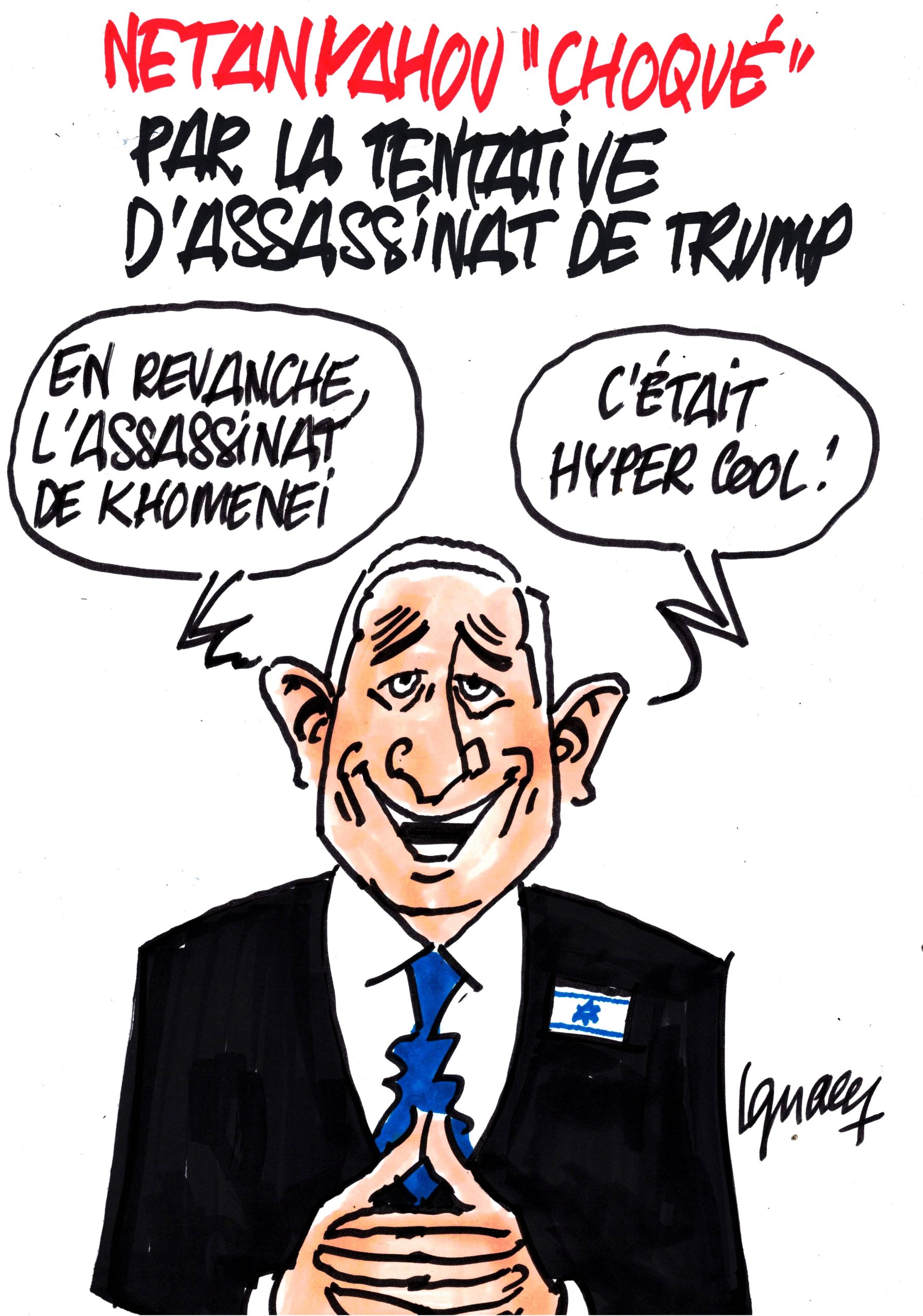 Ignace - Netanyahou "choqué" par la tentative d'assassinat de Trump