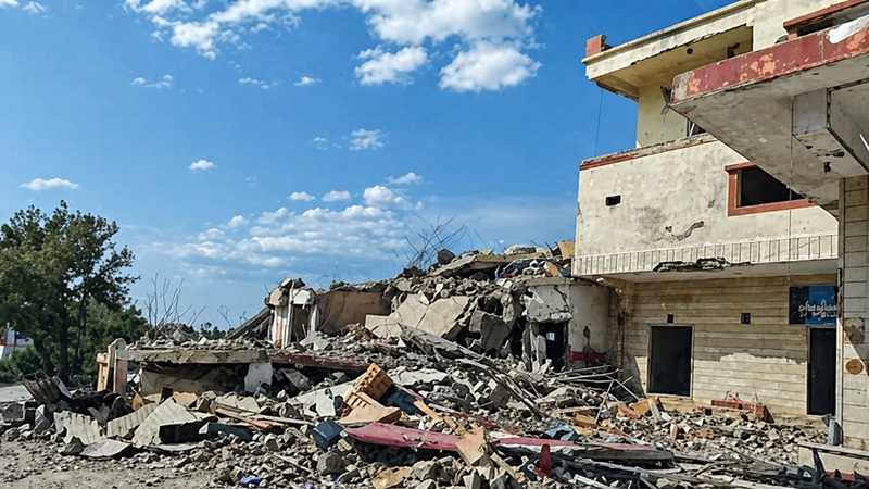 Le village chrétien de Tibnine en grande partie détruit par l'armée israélienne