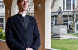 Abbé Bernard de Lacoste-Lareymondie, Directeur du séminaire international d'Ecône (FSSPX). Photo Sacha Bittel du site le nouvelliste.ch.