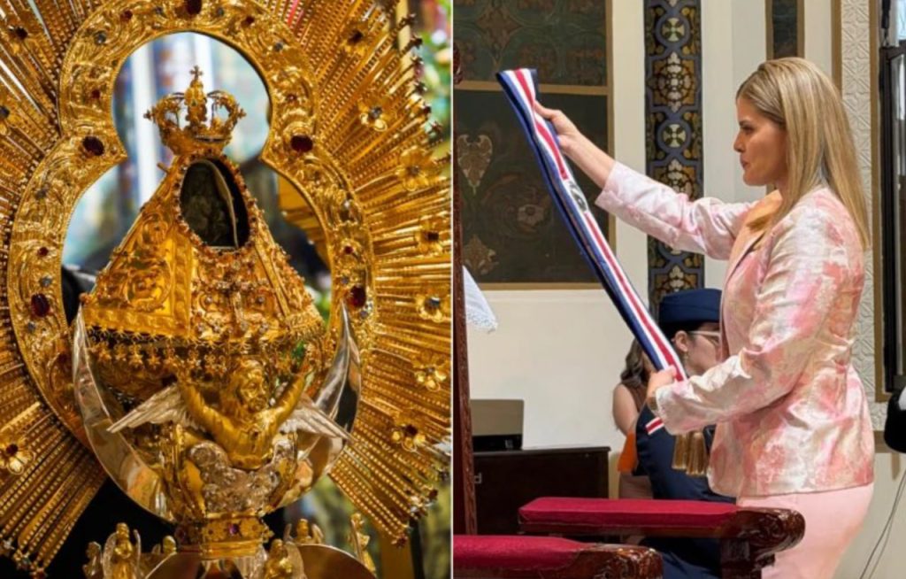 La nouvelle présidente du Costa Rica confie son gouvernement à Notre-Dame