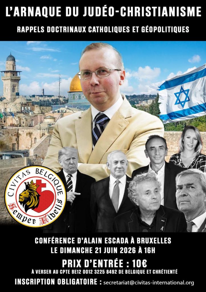 L'arnaque du judéo-christianisme - Conférence à Bruxelles