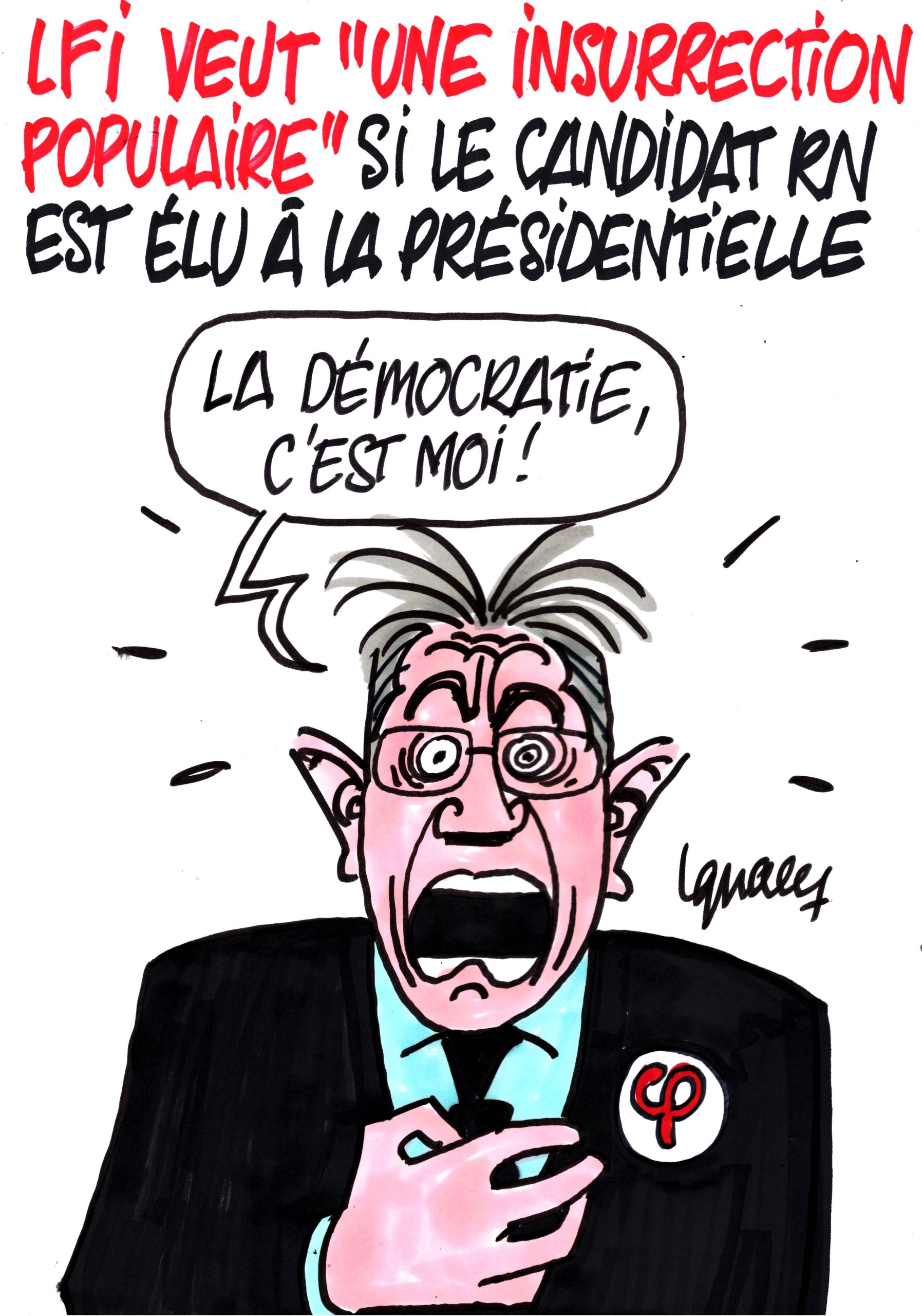 Ignace - LFI veut l'insurrection en cas de président RN