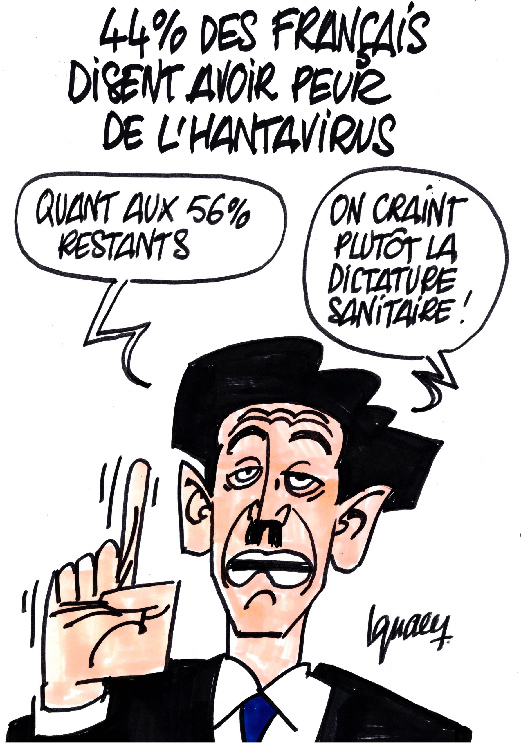 Ignace - 44% des Français craignent l'hantavirus