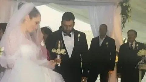 Mindich en 2010 en Israël à son mariage avec Alla Verber, la baronne des vêtements de luxe