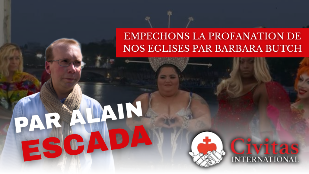 "Empêchons le profanation d'églises parisiennes par Barbara Butch"