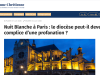 Capture d'écran du site Tribune Chrétienne mettant en évidence la responsabilité du diocèse dirigé par Mgr Ulrich, archevêque de Paris