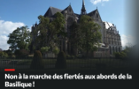 Non à un rassemblement de drag queens devant la Basilique de Saint Quentin