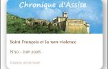 Chronique d’Assise n° 10 : Saint François et la non-violence.