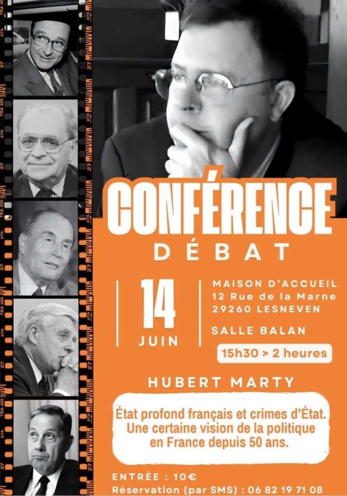 Etat profond français et crimes d'état - Conférence d'un ancien des RG