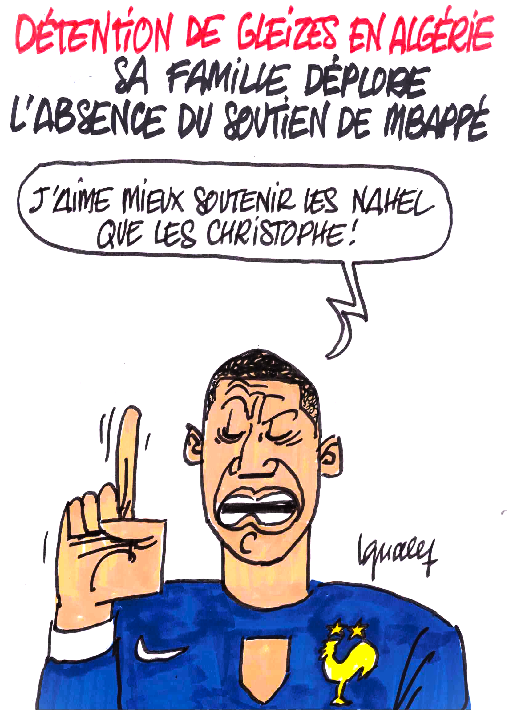 Ignace - Gleizes pas soutenu par Mbappé