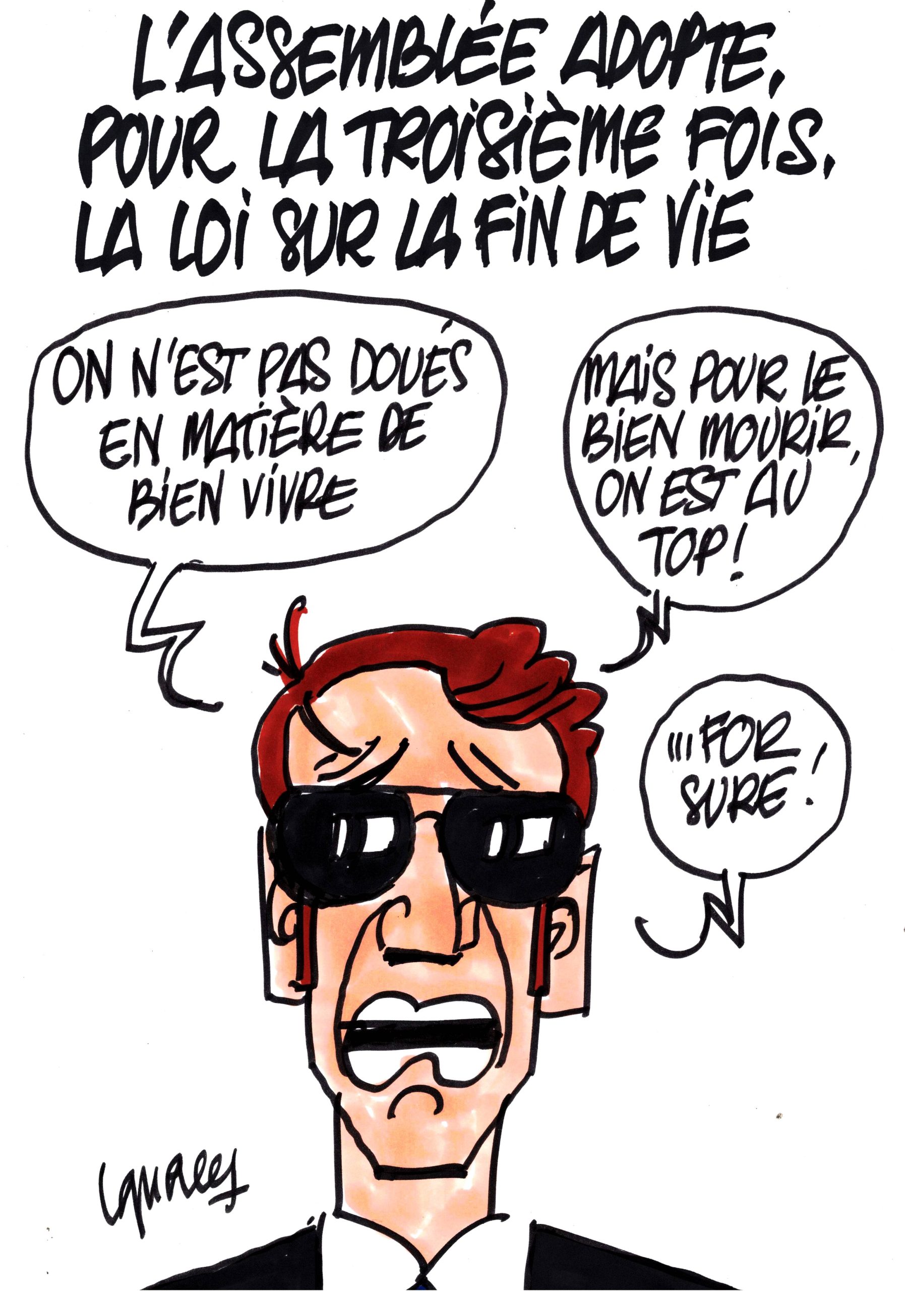 Ignace - Loi sur la fin de vie adoptée une troisième fois