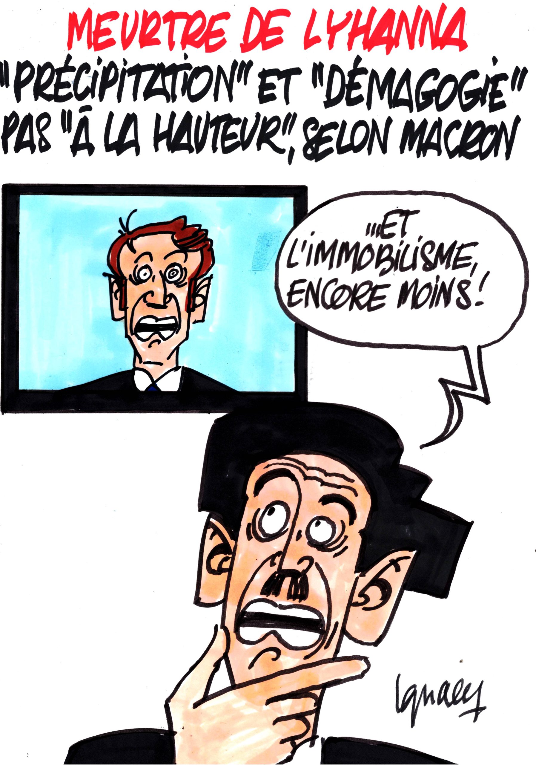 Ignace - Macron face au meurtre de Lyhanna