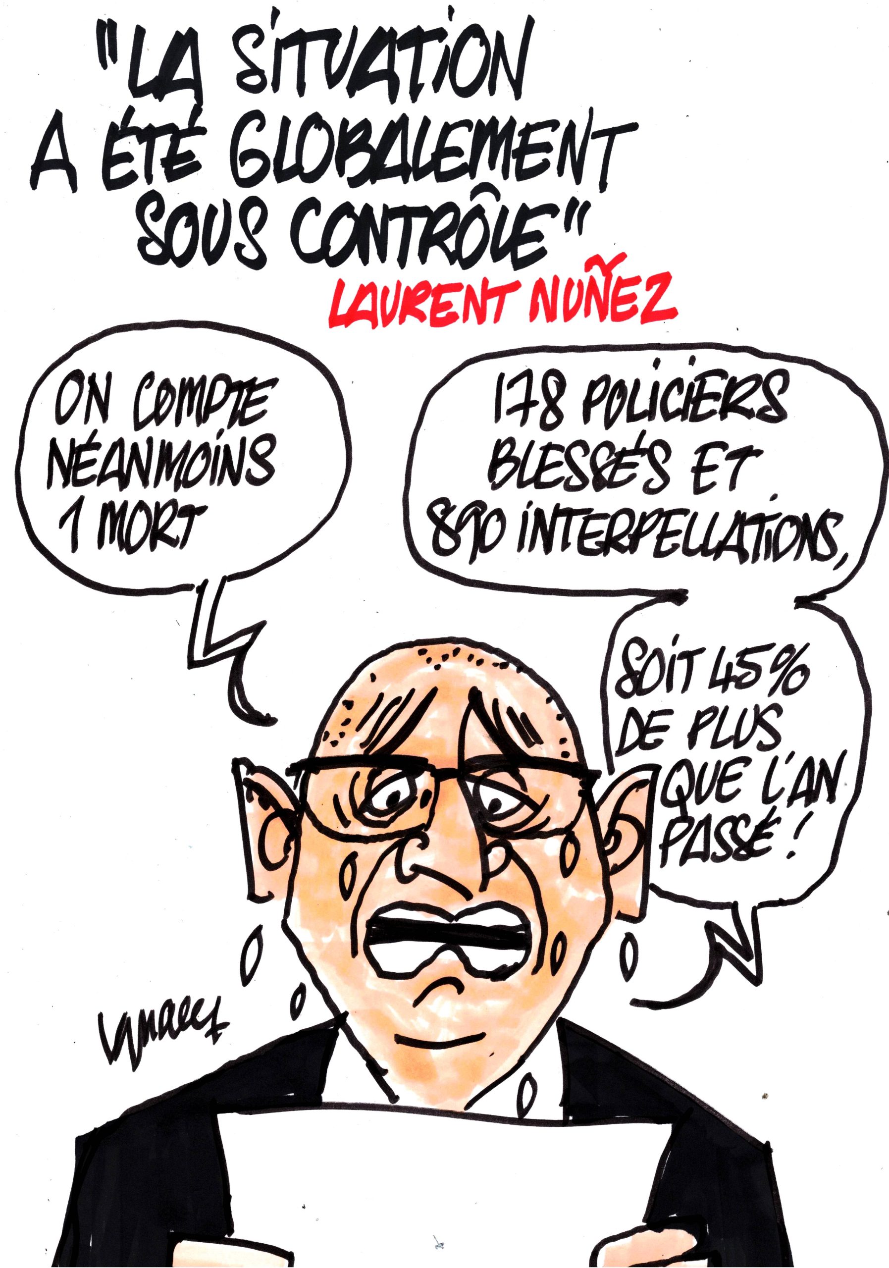 Ignace - "La situation a été globalement sous contrôle"