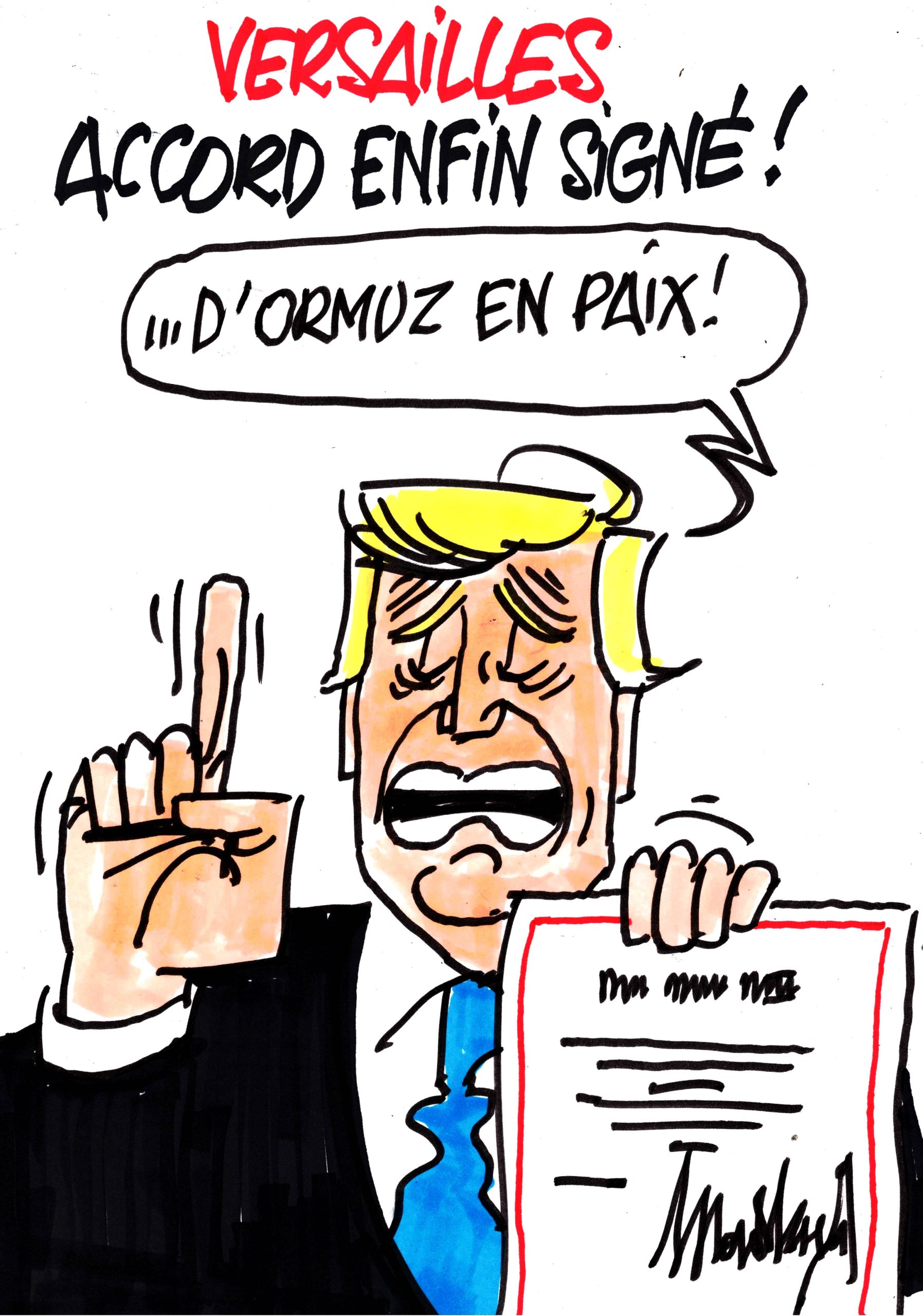 Ignace - Accord enfin signé à Versailles !