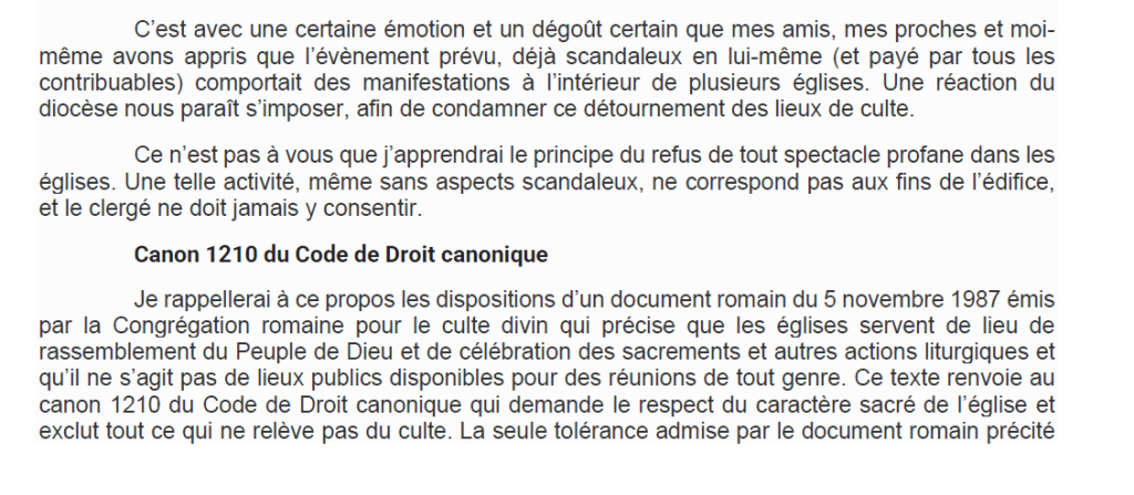 Nuit Blanche dans des églises : Antonio Impellizzeri s'adresse à Mgr Ulrich