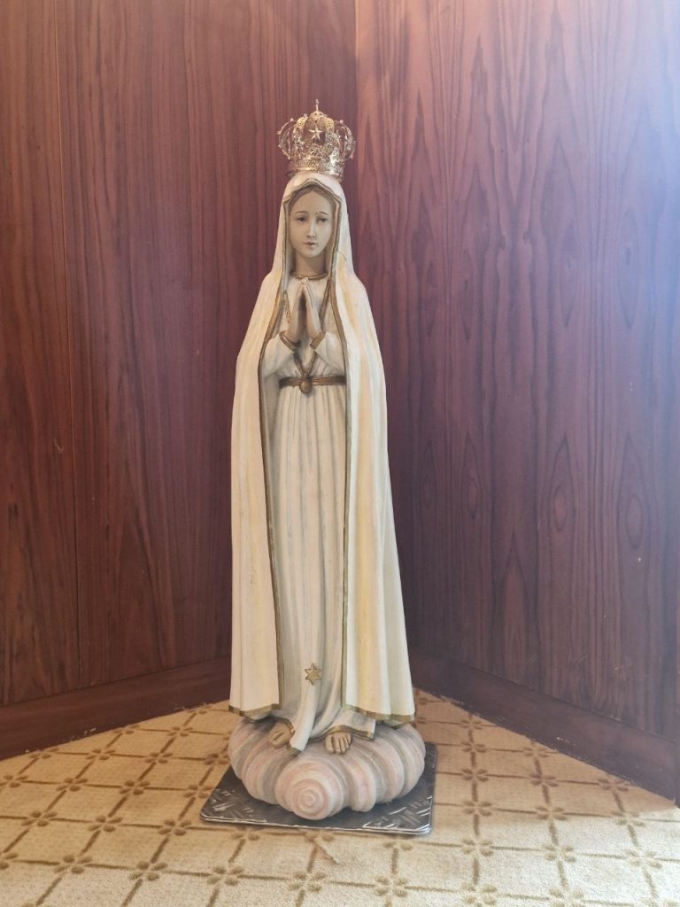 La statue de Notre-Dame de Fatima offerte à Vladimir Poutine