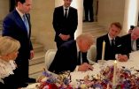Mercredi 17 juin 2026 - Le président des Etats-Unis Donald Trump signe le protocole d'accord avec l'Iran au château de Versailles