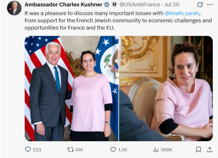Sarak Knafo et la communauté française juive