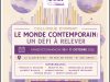 Prochain colloque du CEP, les 10 et 11 octobre 2026, à  Orsay (91400) – Thème :  Le monde contemporain, un défi à relever.