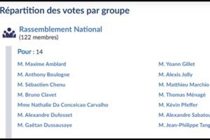 Liste des députés RN qui ont voté pour la loi sur l'euthanasie.