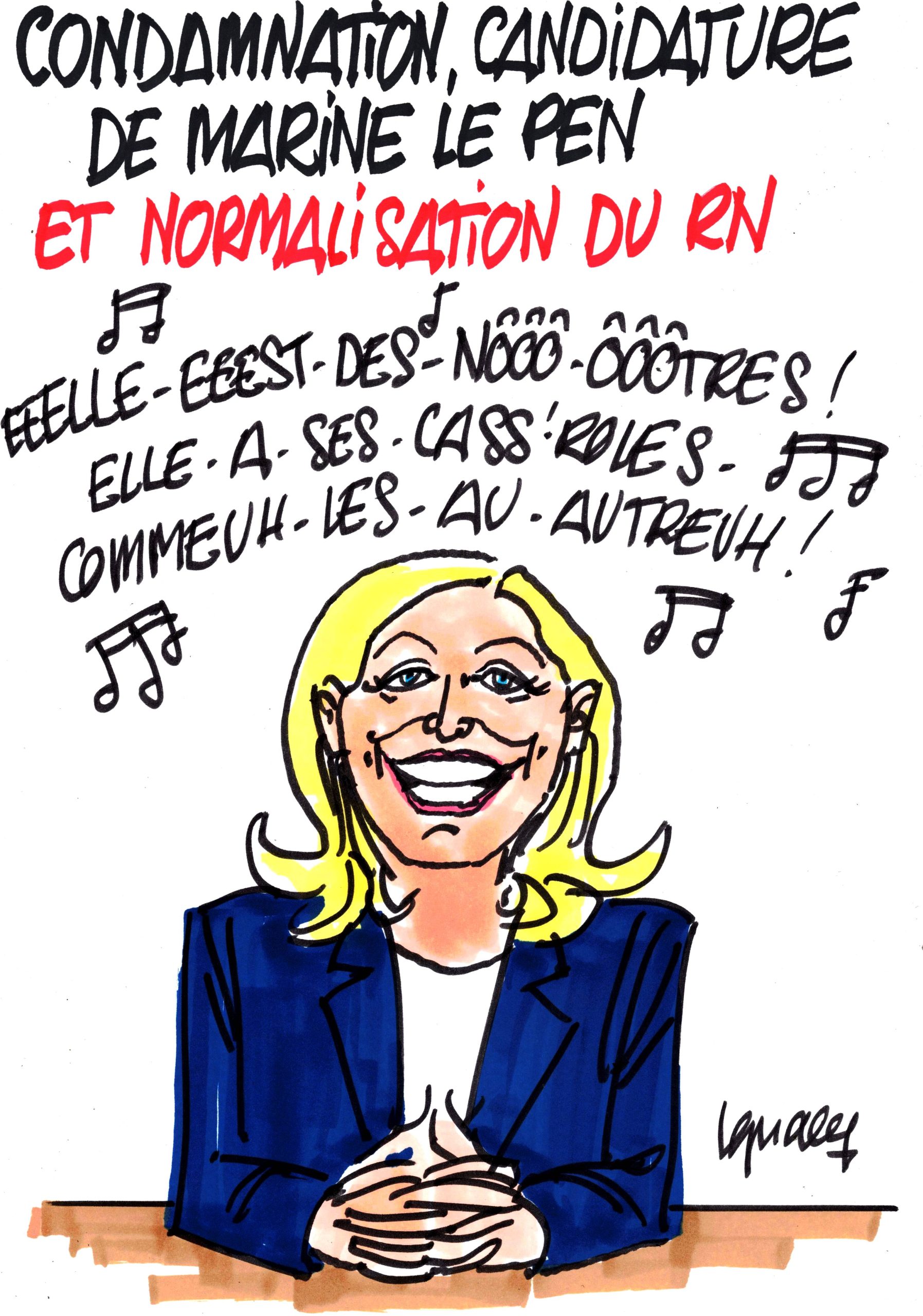 Ignace - Marine Le Pen candidate pour 2027