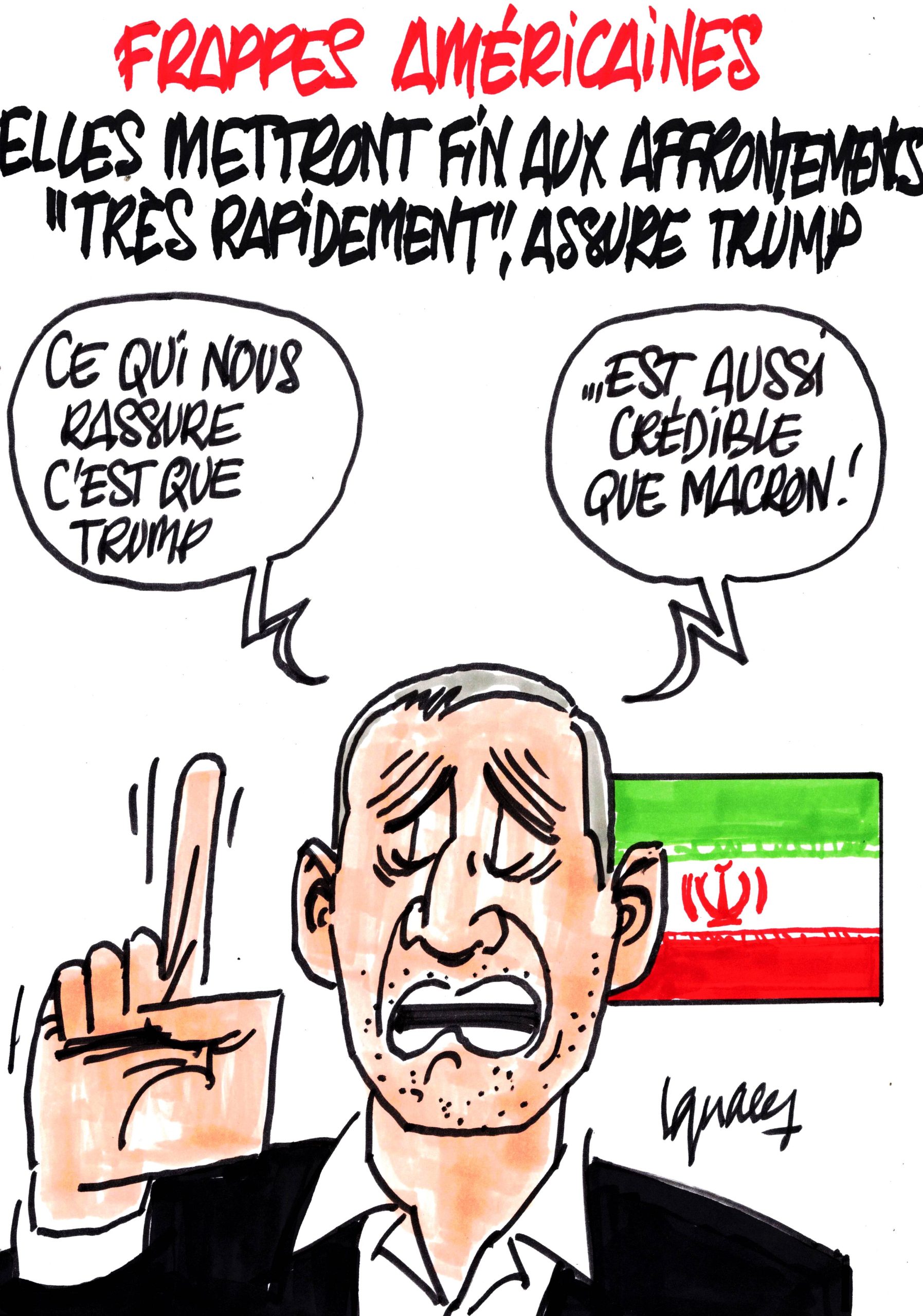 Ignace - Frappes américaines en Iran
