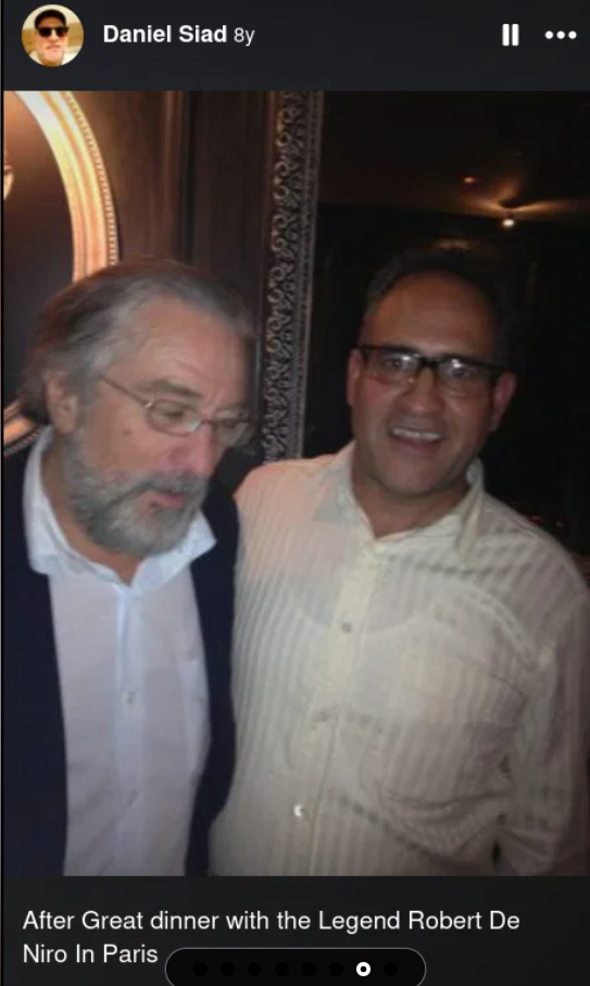 Daniel Amar Siad et Robert De Niro
