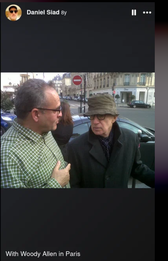 Daniel Amar Siad et Woody Allen