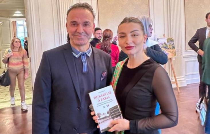 Richard (H)Amid Siad avec l'ambassadrice de l'Azerbaïdjan