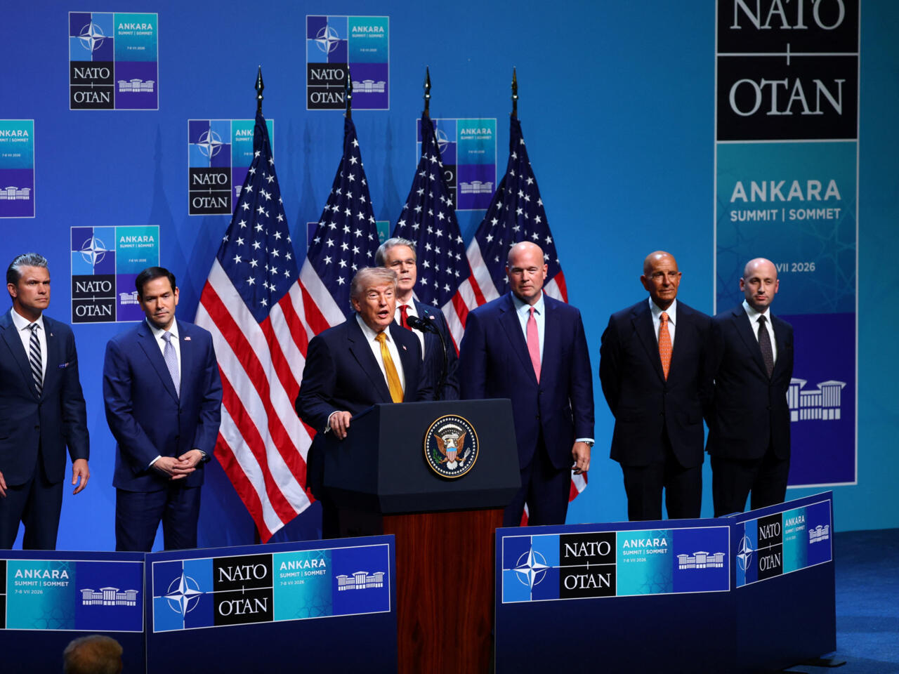 8 juillet 2026 - Trump au sommet de l'OTAN à Ankara : Le mémorandum visant à mettre fin à la guerre est « terminé »