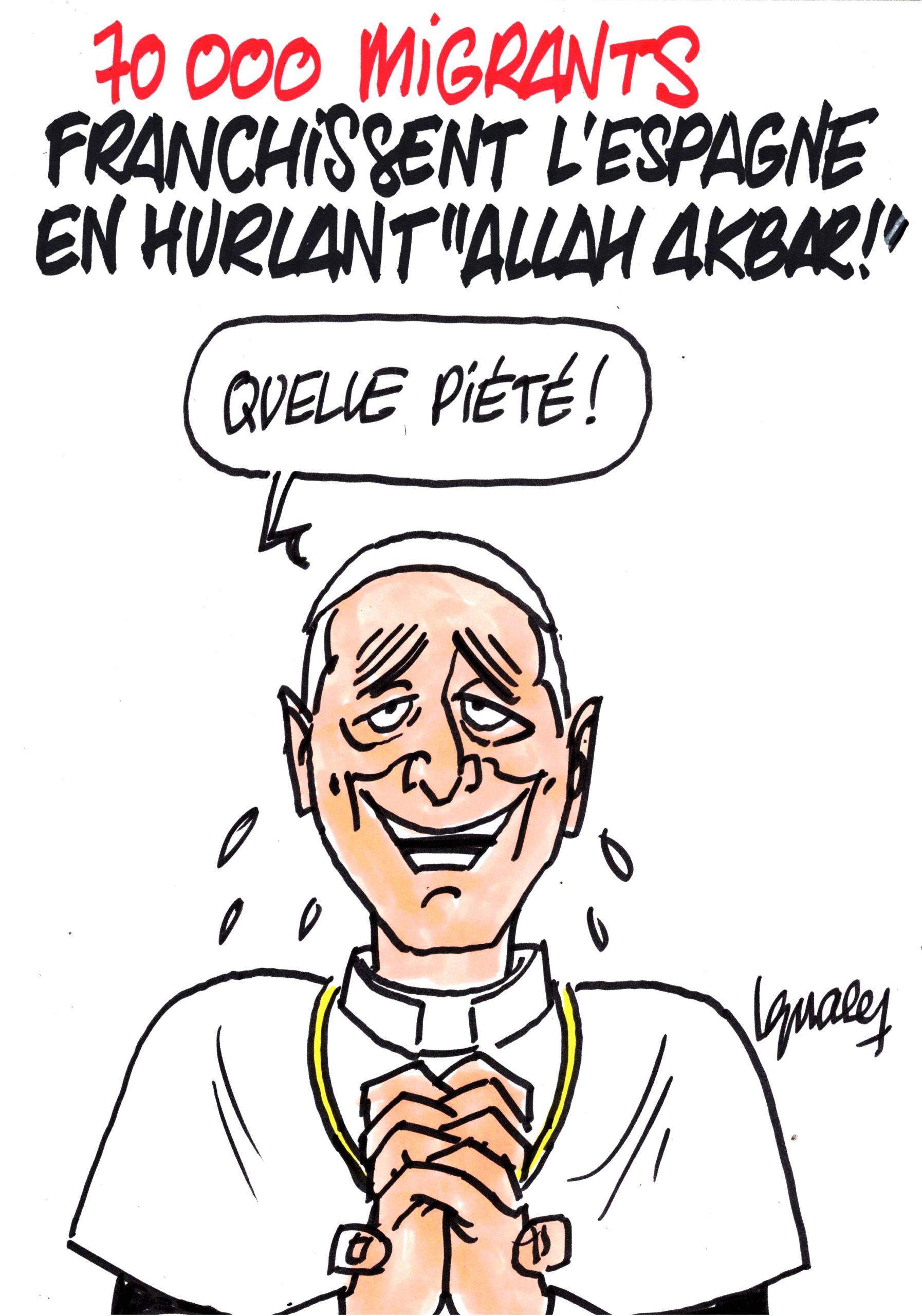 Ignace - 70000 migrants franchissent l'Espagne